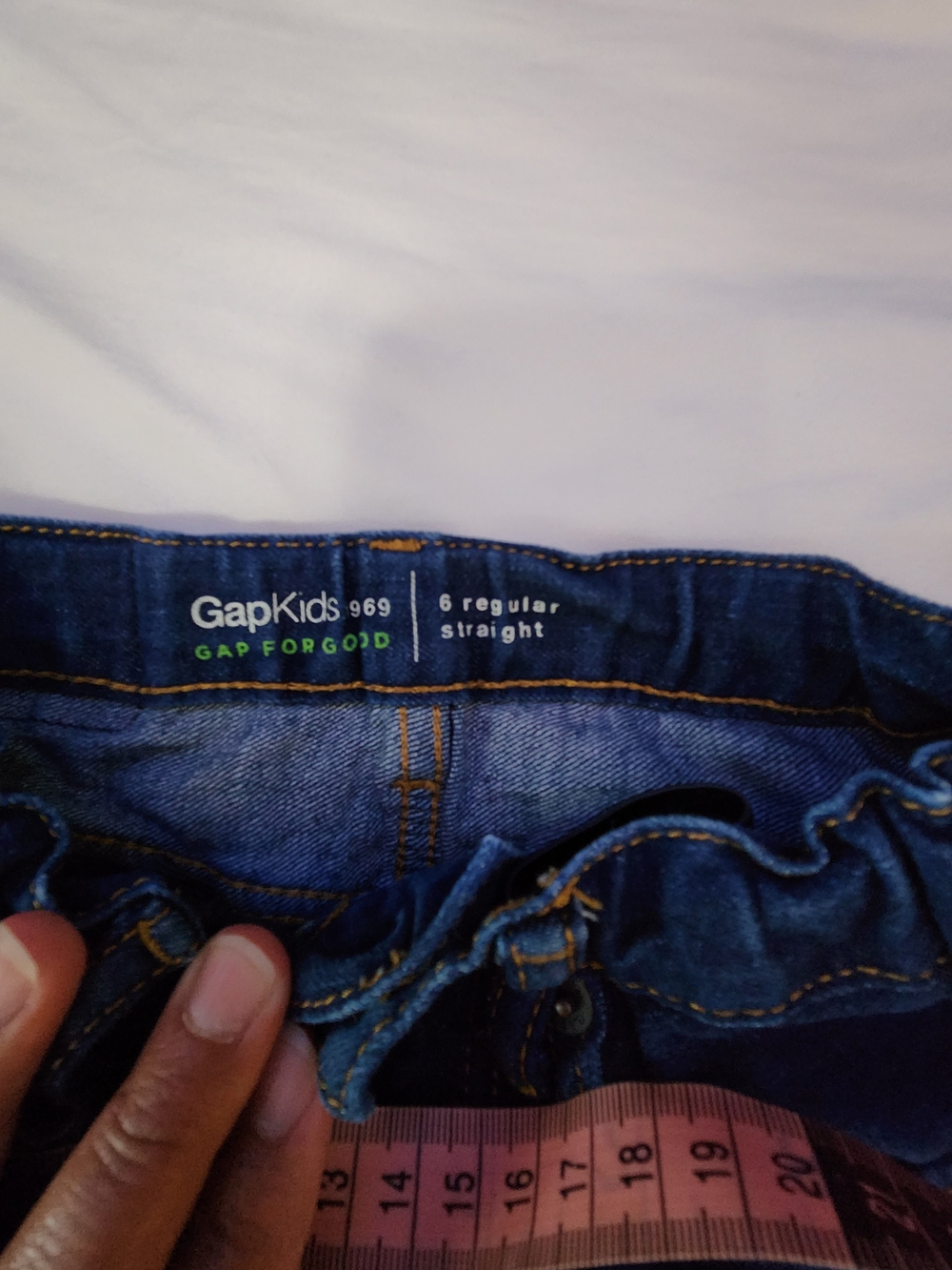 Gapkids Classic Dark Blue Boys Straight Jeans - Size 6reg - Picture 2 of 15